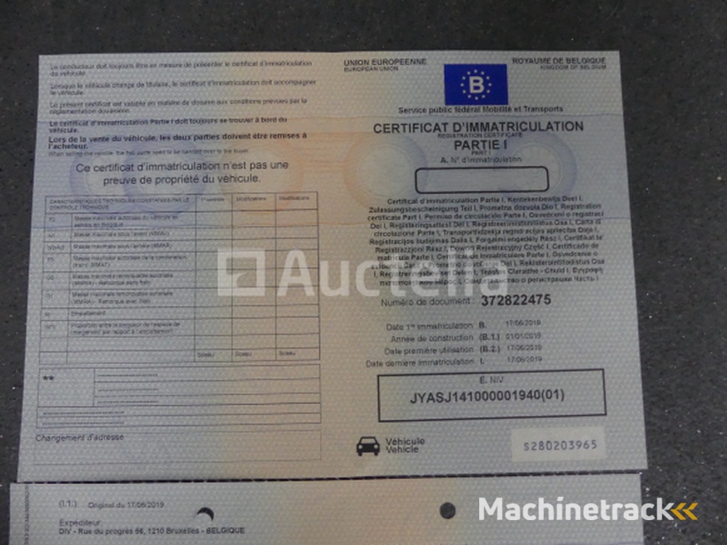 500cc Scooter Yamaha TMAX (2019-47.493 km)