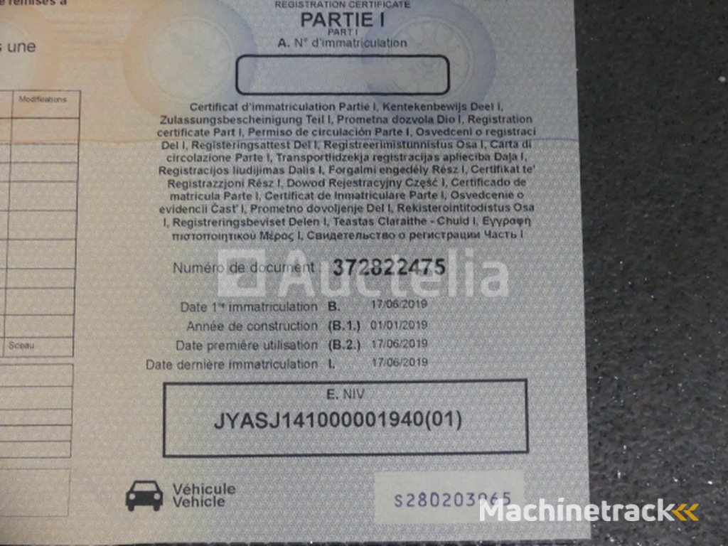 500cc Scooter Yamaha TMAX (2019-47.493 km)