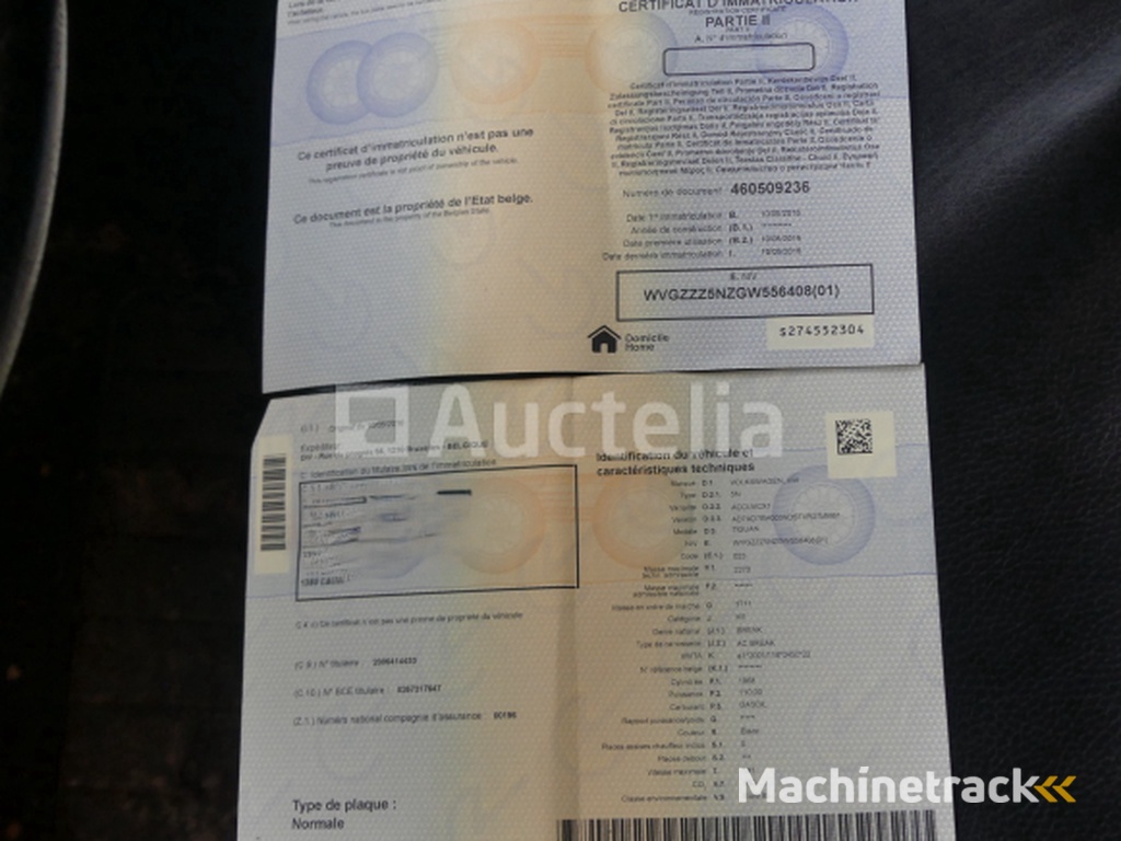 Volkswagen Tiguan Voertuig (2016-303.341 km)