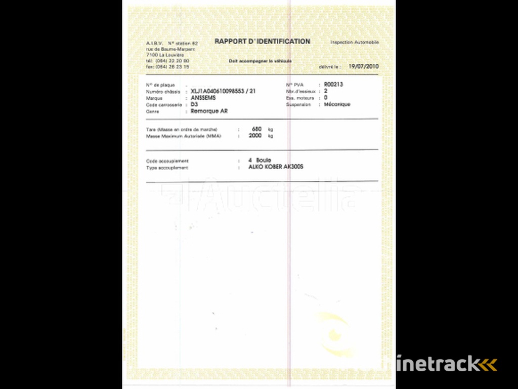 Anssems dubbelassige oplegger (2010-VIN:XLJ1A040610098553)