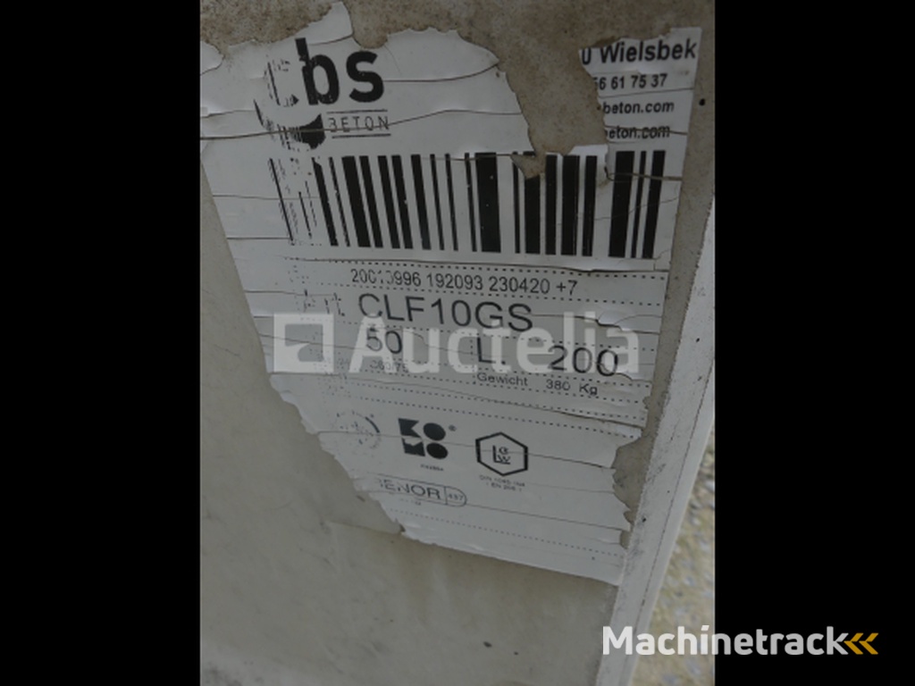 6 L betonnen stoepranden