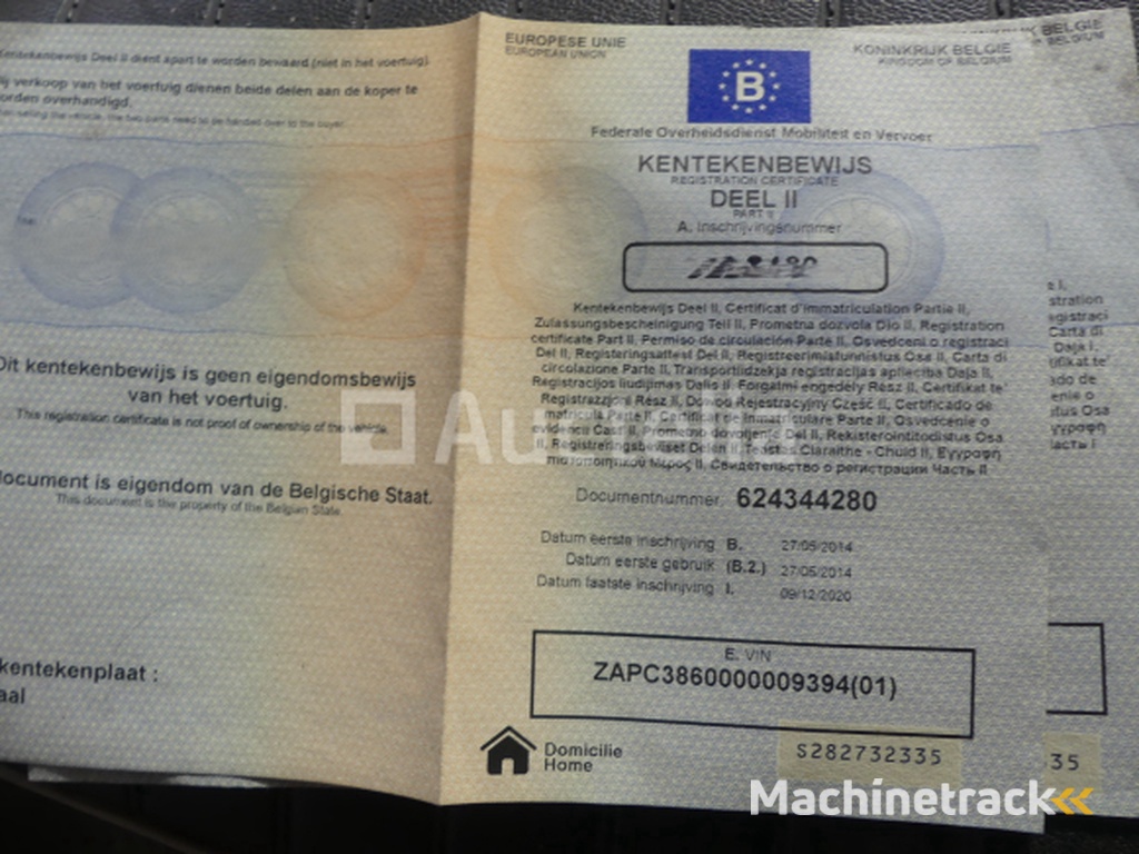 Scooter Piaggio Vespa S50 4V (2014-12.319 km)(VIN:ZAPC3860000009394 )