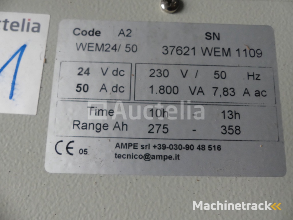 WEM WEM24/50 Forklift Battery Charger