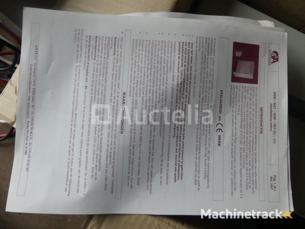 WEM WEM24/50 Forklift Battery Charger