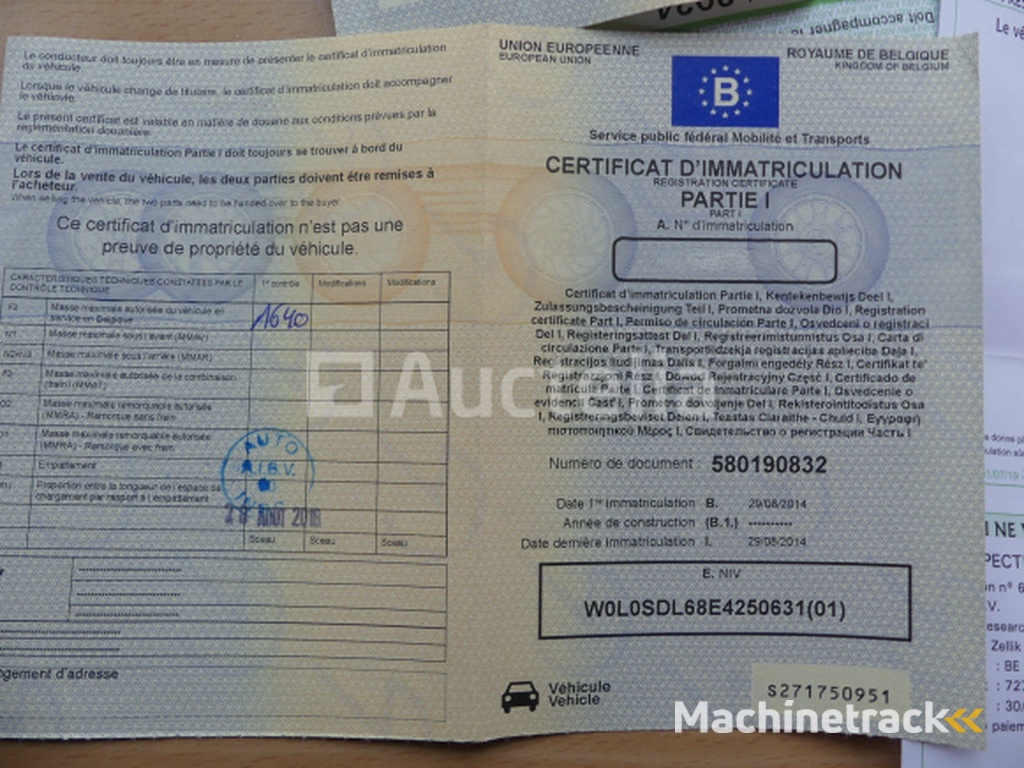 Mixed car Opel Corsa (2014-106.163 km-VIN:W0L0SDL68E4250631)