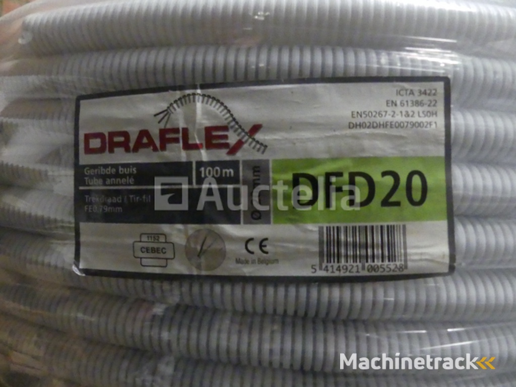 10 Rollen van 100 meter beschermslangen voor Draflex DFD20 kabel