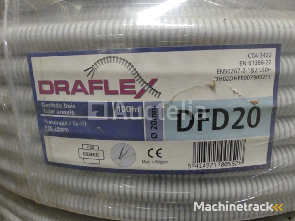 10 Rollen van 100 meter beschermslangen voor Draflex DFD20 kabel
