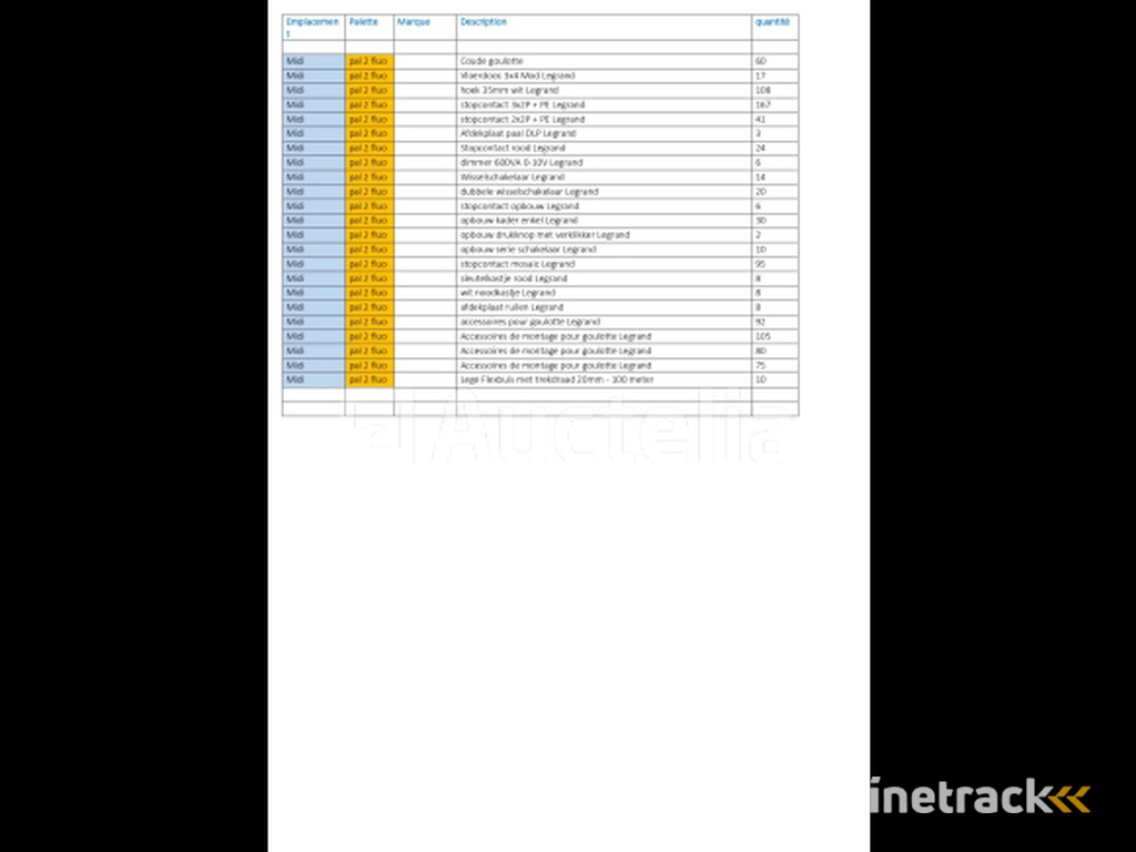 REF:Midi - Pal 2 fluo - Set van trunking, ellebogen en accessoires