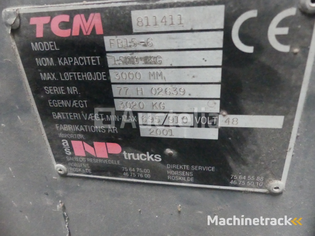 TCM FB15-6 Vorkheftruck