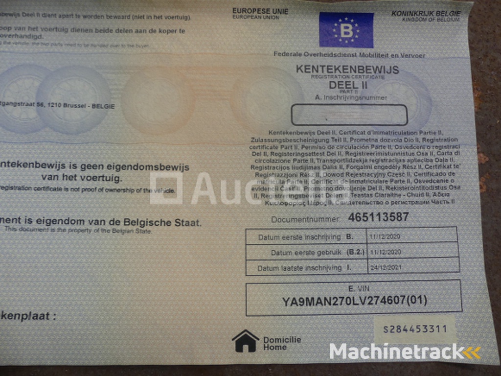 Hulco TERRAX-2 Aanhangwagen (VIN: WHLT2300200006187)