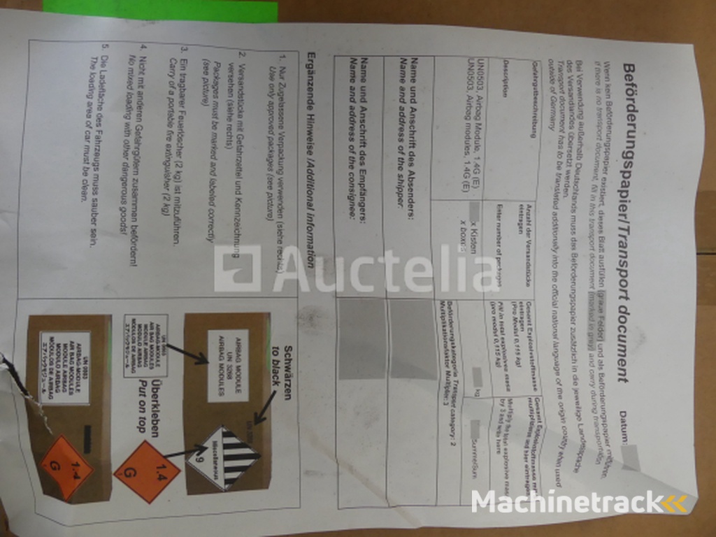 18 Airbag Modules for BMW Group 72 12 9 330 942