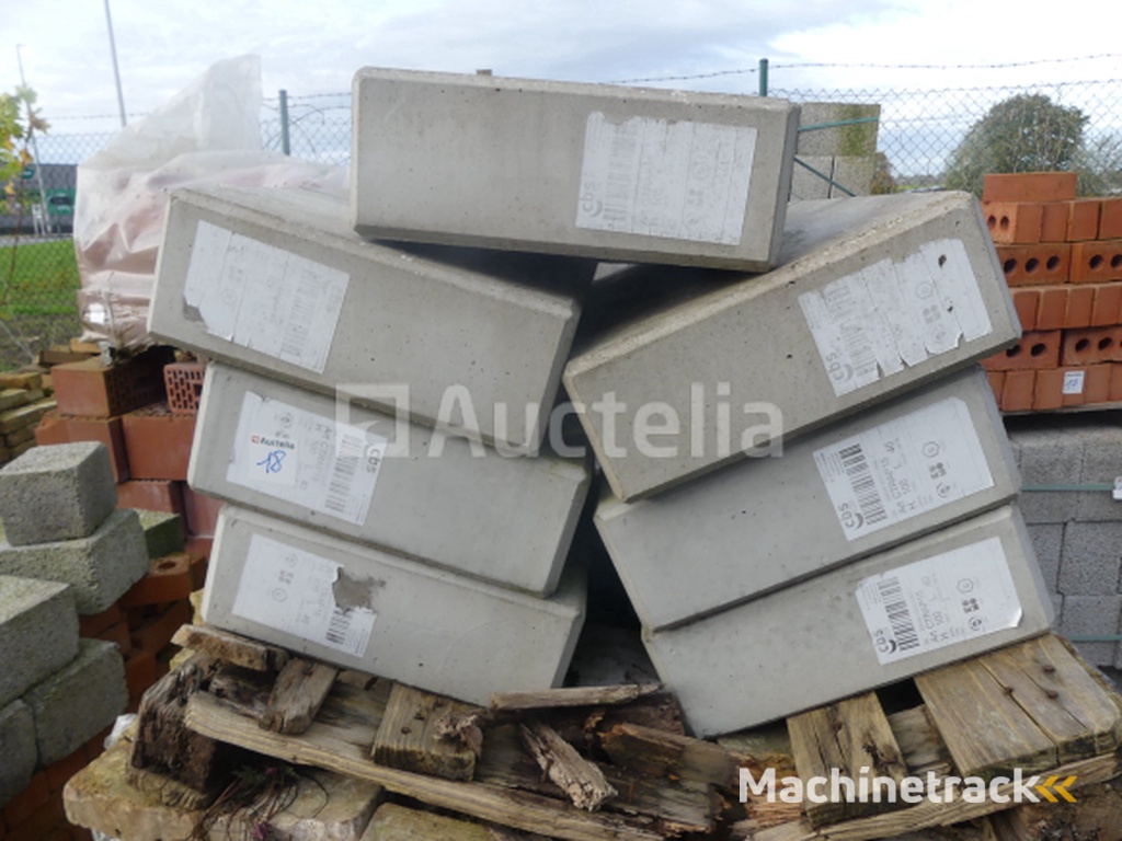 7 Betonnen stoepranden