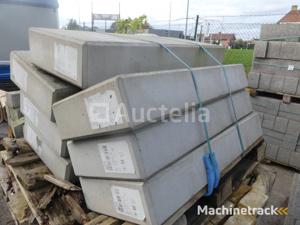 7 Betonnen stoepranden