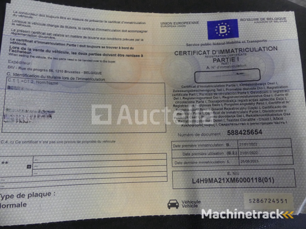 50cc Neco GPX Scooter(VIN: L4H9MA21XM6000118)