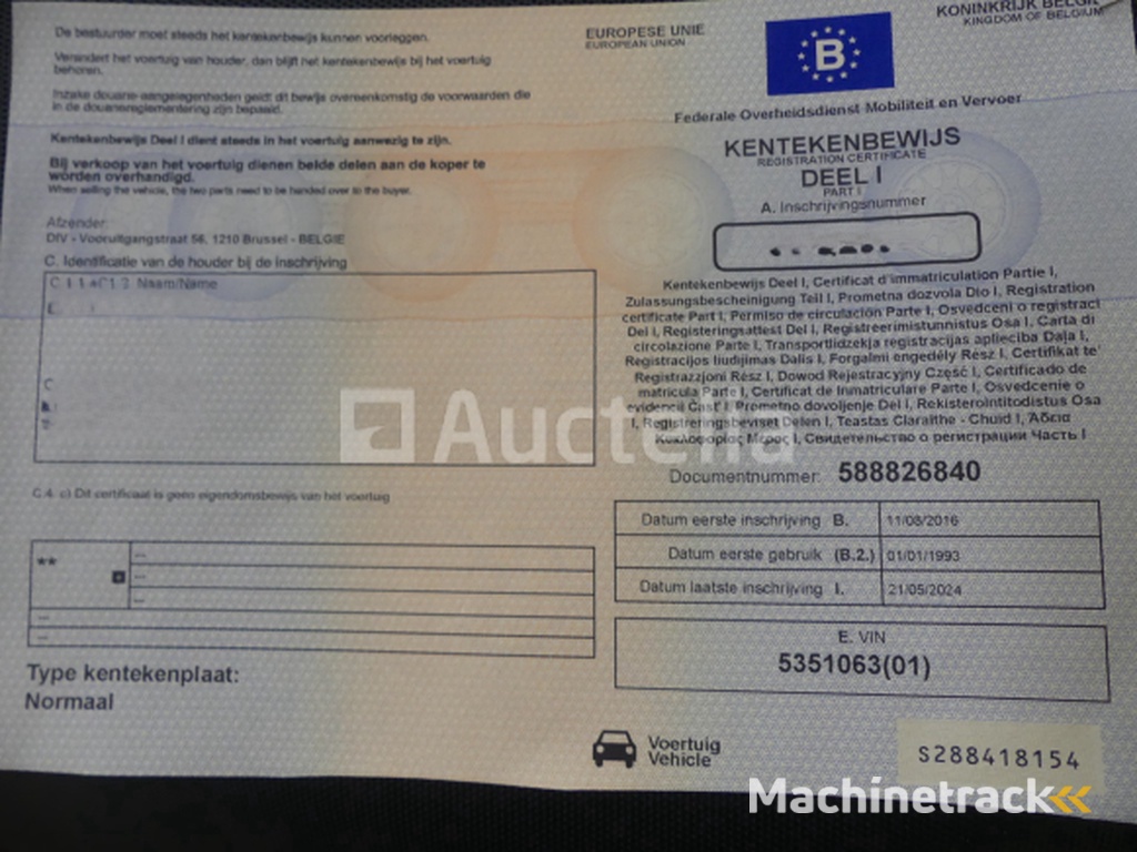 50cc Motorfiets Aprilia Classic (1993-21.295 km)(VIN: 5351063 )