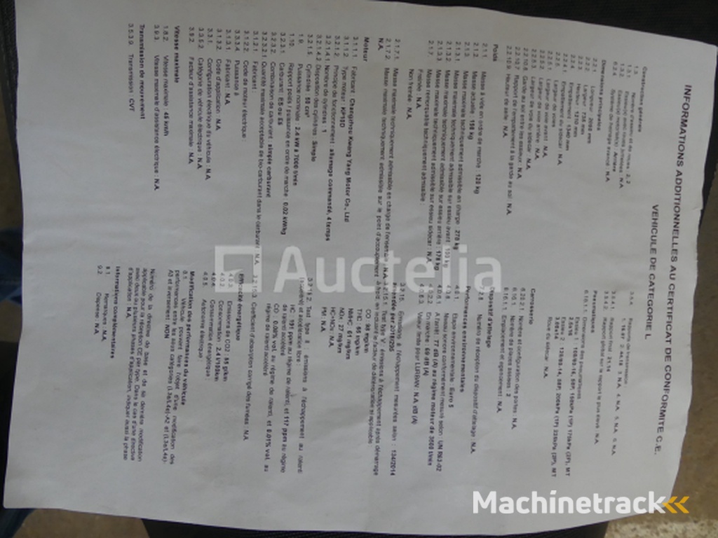 Scooter 50cc (zeer weinig km) Kymco Agility 16+ 50 4T (2024-826 km)(Vin: LC2CC0000R1002452)