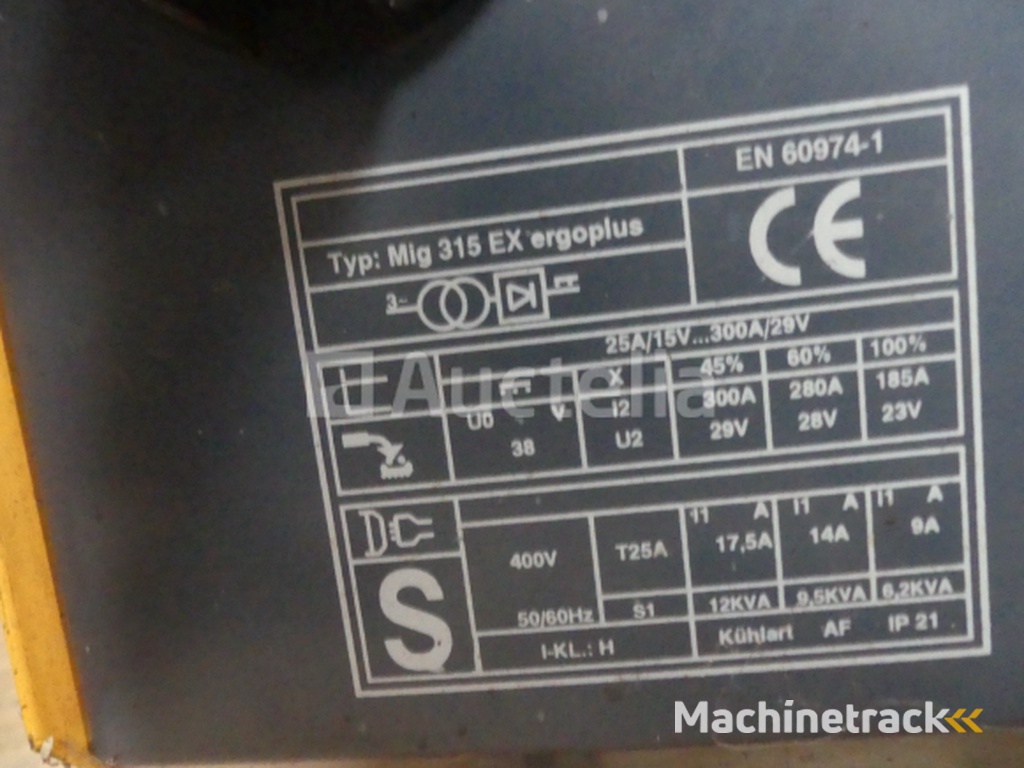Erfi MiG 315 EX MIG lasapparaat