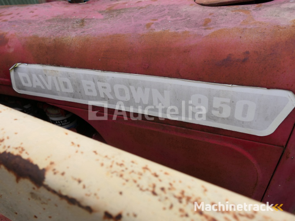 David Brown 950 landbouwtractor met voorlader (VIN: 950A401320)