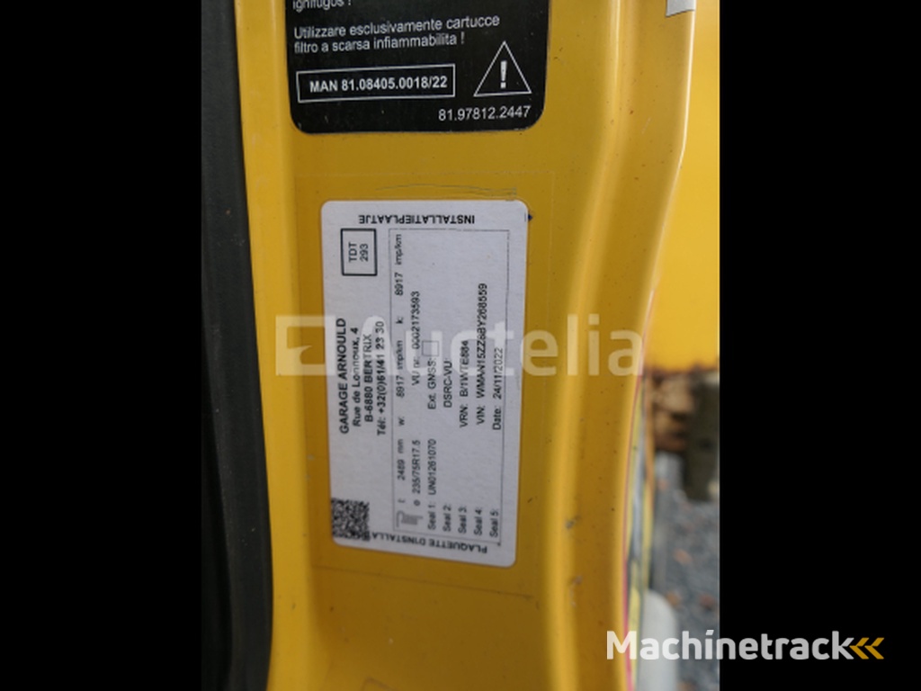 Bergingswagen MAN Man TGL (2011-618.211 km)(VIN: WAMN15ZZ8BY268559)