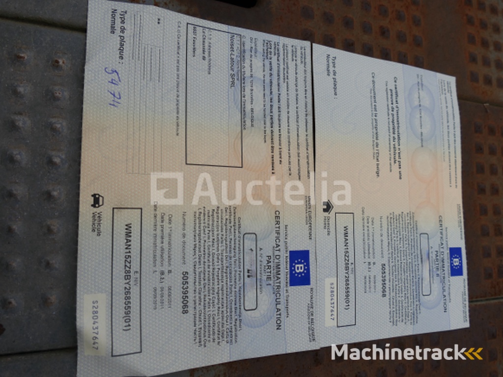 Bergingswagen MAN Man TGL (2011-618.211 km)(VIN: WAMN15ZZ8BY268559)