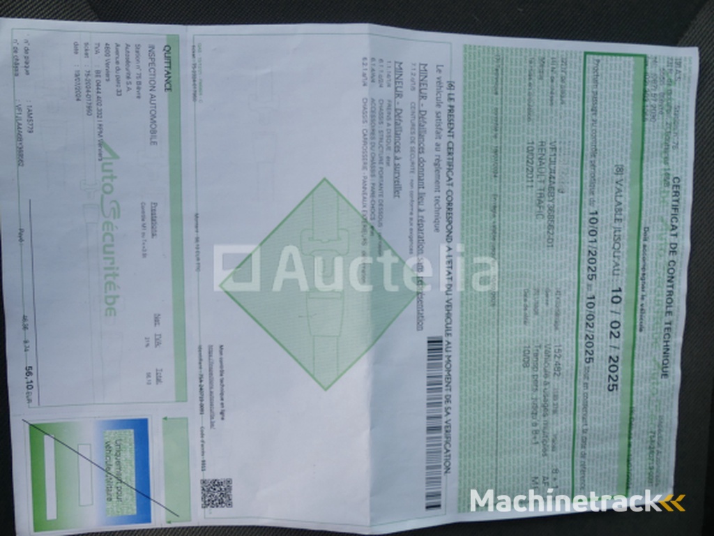 Renault Trafic minibus (2011-154.800 km)