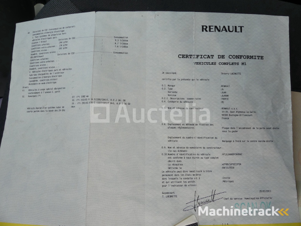 Renault Trafic minibus (2011-154.800 km)