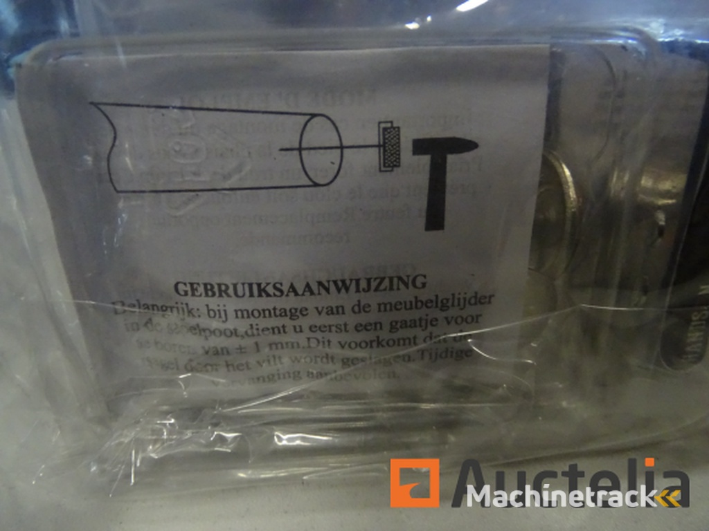 4 Blisters of 12 HANDSON Nickel Nail Pads for Under Chair and Table