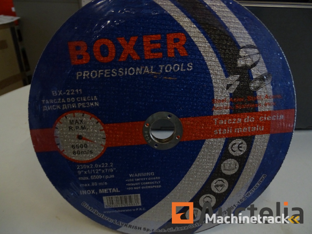 5 BOXER roestvrijstalen metalen snijschijven