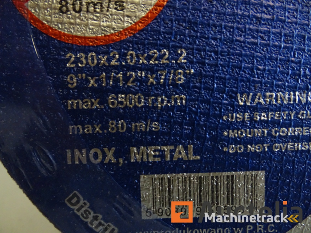 5 BOXER roestvrijstalen metalen snijschijven