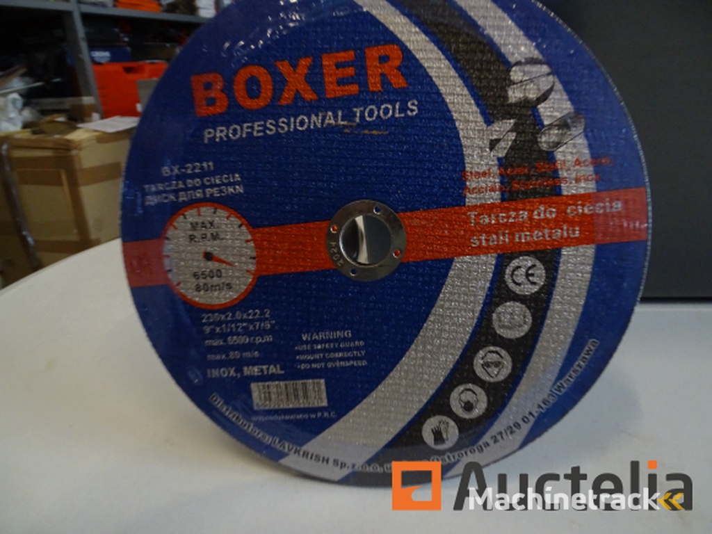 5 BOXER roestvrijstalen metalen snijschijven