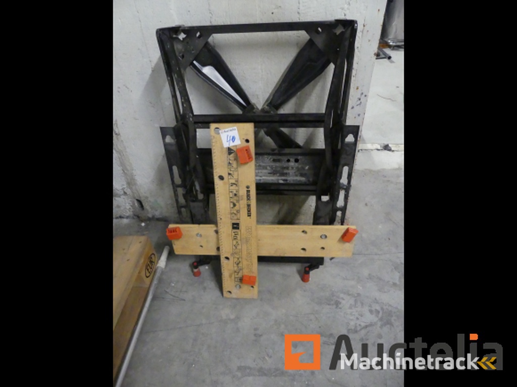 Métabo DS 7226D Double Suckled Grinder, Black&Decker Folding Work Table (9714-040)