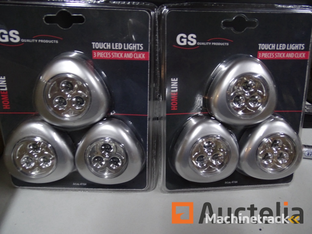 2 sets van 3 LED-lampen ontsteking door aanraking