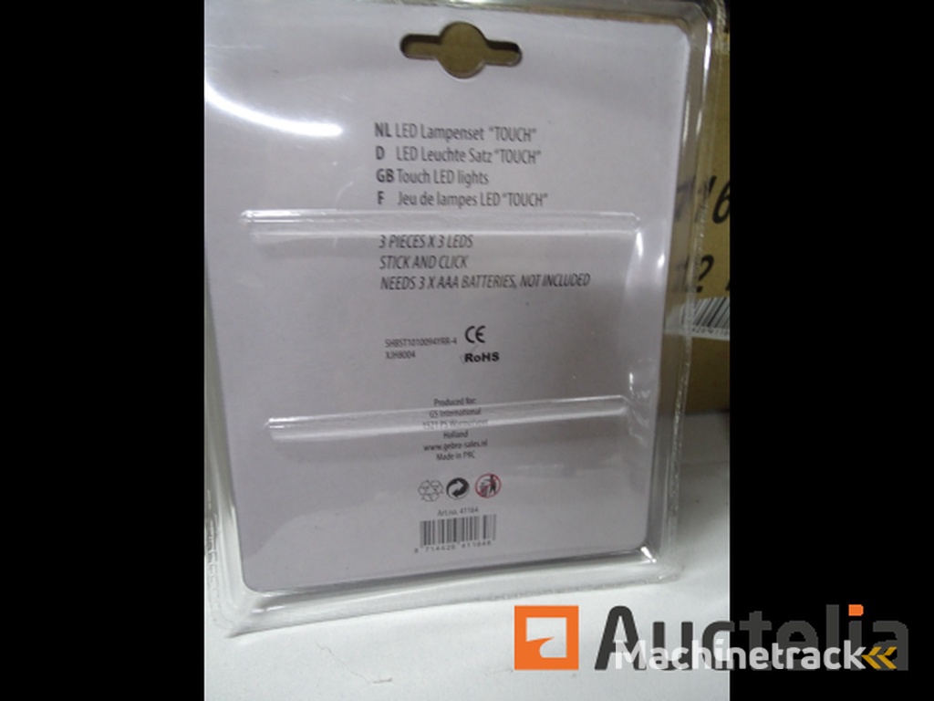 2 sets van 3 LED-lampen ontsteking door aanraking