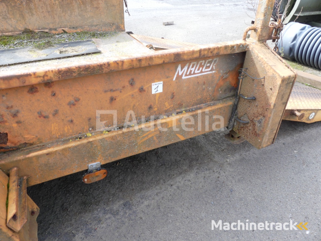 Macer machine aanhangwagen