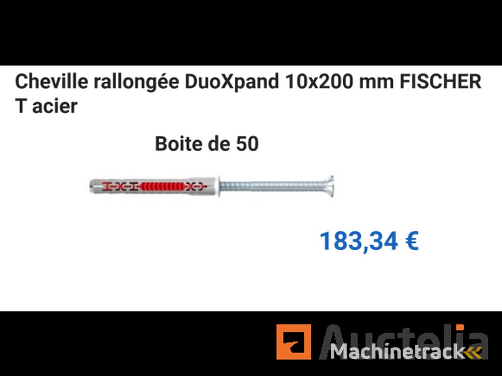 50 FISCHER DuoXpand Torx-Head hamerharingen 10 x 200 mm