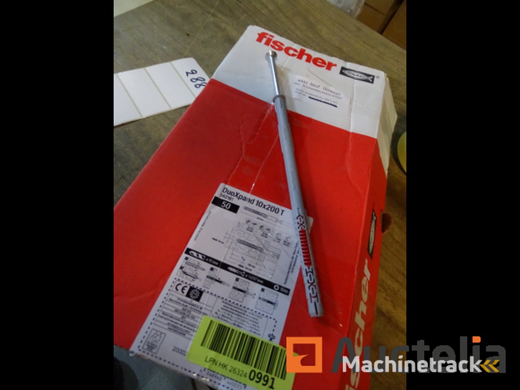 50 FISCHER DuoXpand Torx-Head hamerharingen 10 x 200 mm