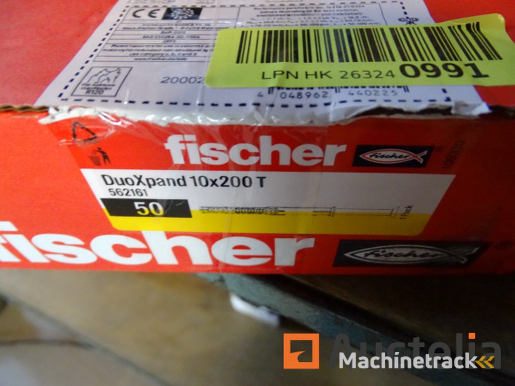 50 FISCHER DuoXpand Torx-Head hamerharingen 10 x 200 mm