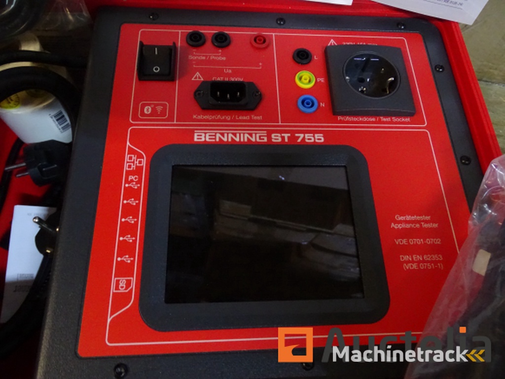 Set testers voor het testen van elektrische apparaten BENNING ST 755 Winkelwaarde 2754 €