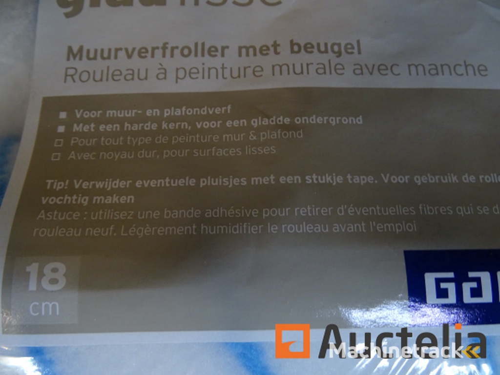 3 sets van 2 GAMMA Muurverfrollers met Handvat