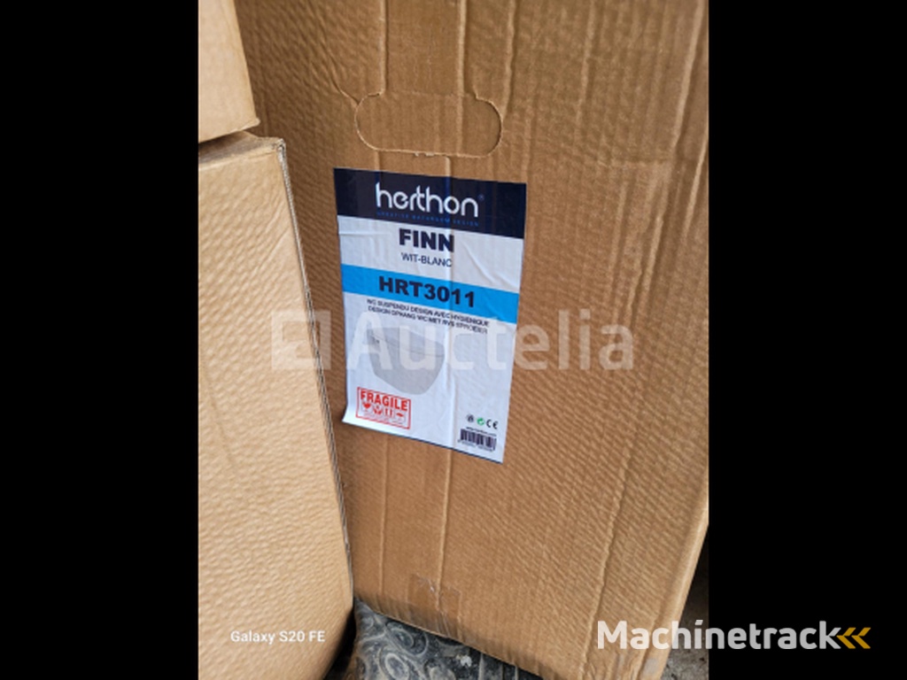 Porseleinen toiletpot HERTON ca. 30 STUKS