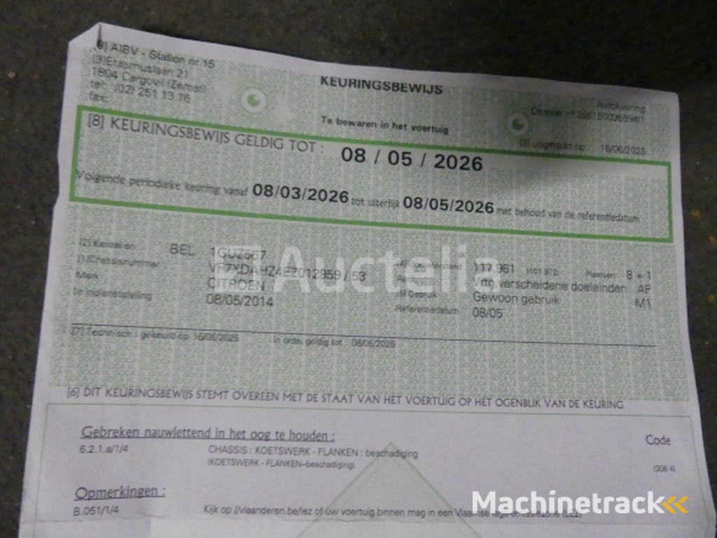 Auto Citroën jumpy (2014-118.921 km)