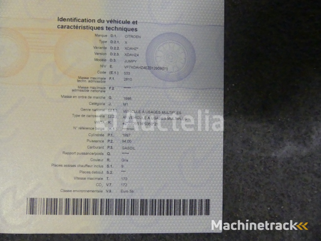 Auto Citroën jumpy (2014-118.921 km)