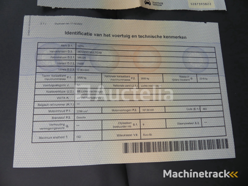 Opel Movano bestelwagen