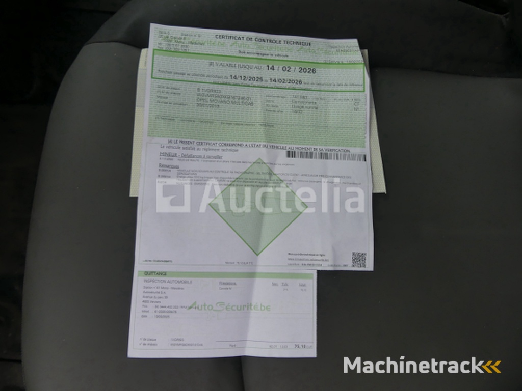 Opel Movano bestelwagen