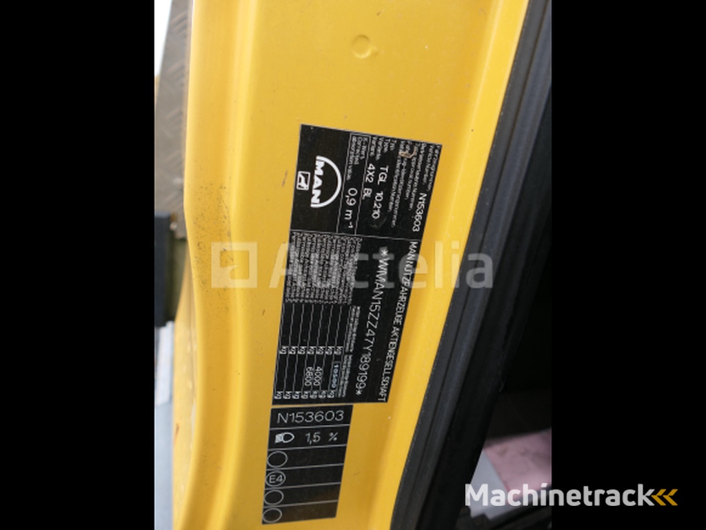 Berging vrachtwagen MAN Man TGL (2007-969.208 km)( VIN:WMAN15ZZ47Y189199)