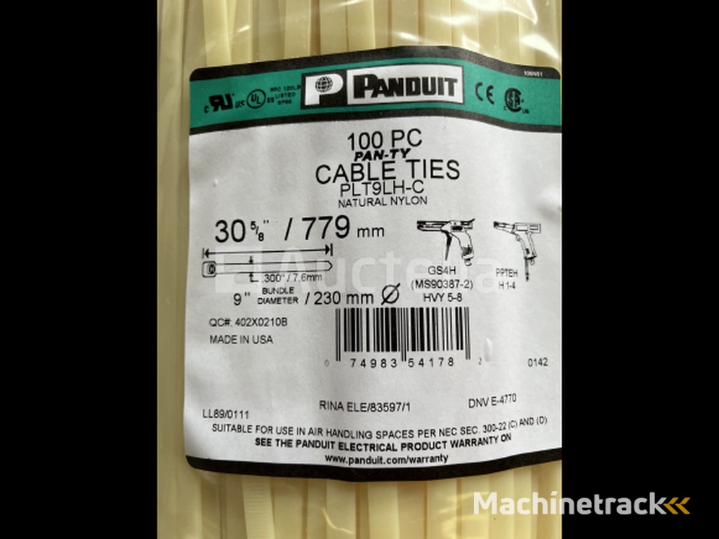 100 x kabelbinder Panduit 799x7,6mm