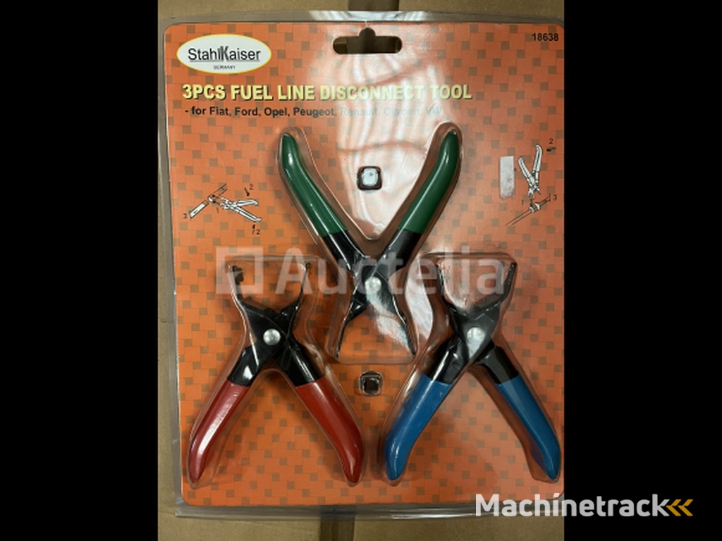 set tangen voor benzineleiding