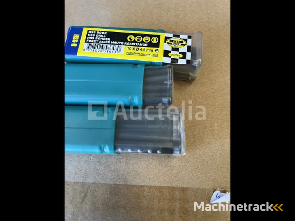 30 HSS metaalboren 4, 4,5 en 6 mm