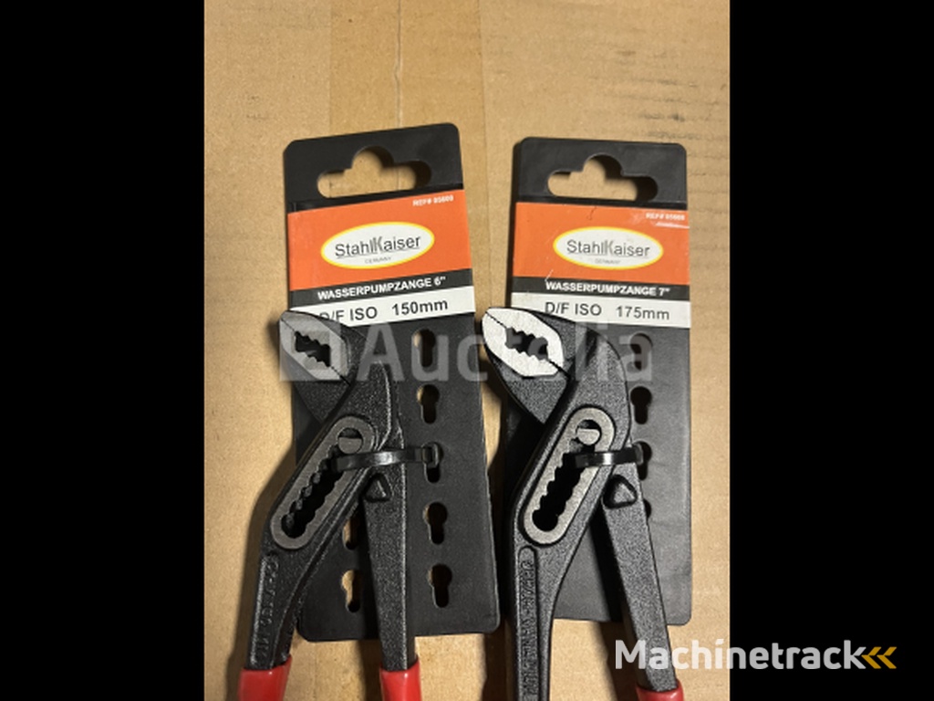 2 x water pump pliers 150 and 175 mm