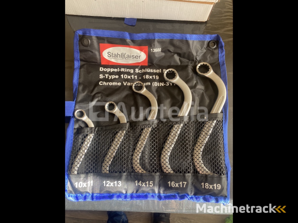5 piece S ring wrench set 10-19mm